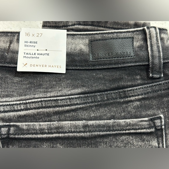✨NWT✨ Denver Hayes: Women's Hi-Rise Skinny Jeans- Size 16x27 - Picture 8 of 9